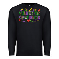 Black volunteer coordinator mardi gras cowgirl Premium Sweatshirt - CowGirlArtShop