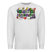 Oatmeal Heather volunteer coordinator mardi gras cowgirl Premium Sweatshirt - CowGirlArtShop