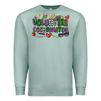 Seafoam volunteer coordinator mardi gras cowgirl Premium Sweatshirt - CowGirlArtShop