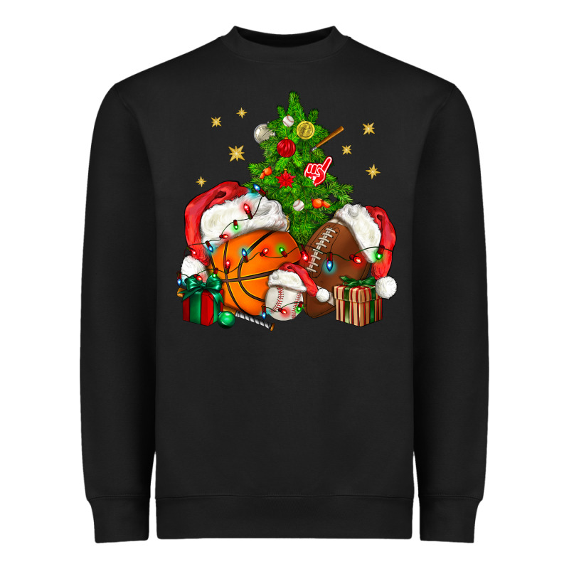 Christmas Sports Bbs Heavyweight Sweatshirt by BundleAndBundleShop | Teevron