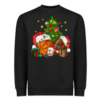 Black christmas sports bbs Heavyweight Sweatshirt - BundleAndBundleShop