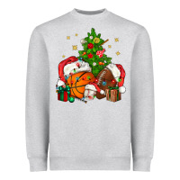 Heather Grey christmas sports bbs Heavyweight Sweatshirt - BundleAndBundleShop