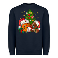 Navy christmas sports bbs Heavyweight Sweatshirt - BundleAndBundleShop