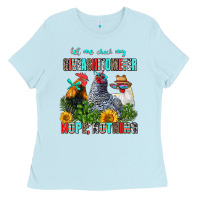 Baby Blue let me check my giveashitometer nope nothing Ladies Tee - AdoDesignShop