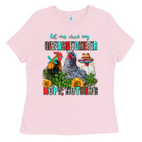 Bubblegum Pink let me check my giveashitometer nope nothing Ladies Tee - AdoDesignShop