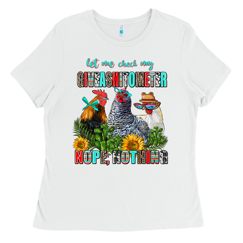 Let Me Check My Giveashitometer Nope Nothing Ladies Tee by AdoDesignShop | Teevron