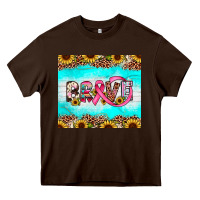 Chocolate Brown brave Heavy Core Tee - JahusDesignShop