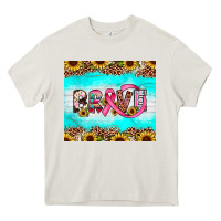 Cream brave Heavy Core Tee - JahusDesignShop