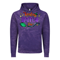 Cloud Purple resting witch face Vintage Hoodie - Jasminsmagicworld