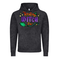 Vintage Arctic resting witch face Vintage Hoodie - Jasminsmagicworld