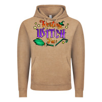 Vintage Coffee resting witch face Vintage Hoodie - Jasminsmagicworld