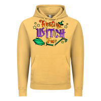 Vintage Mustard resting witch face Vintage Hoodie - Jasminsmagicworld