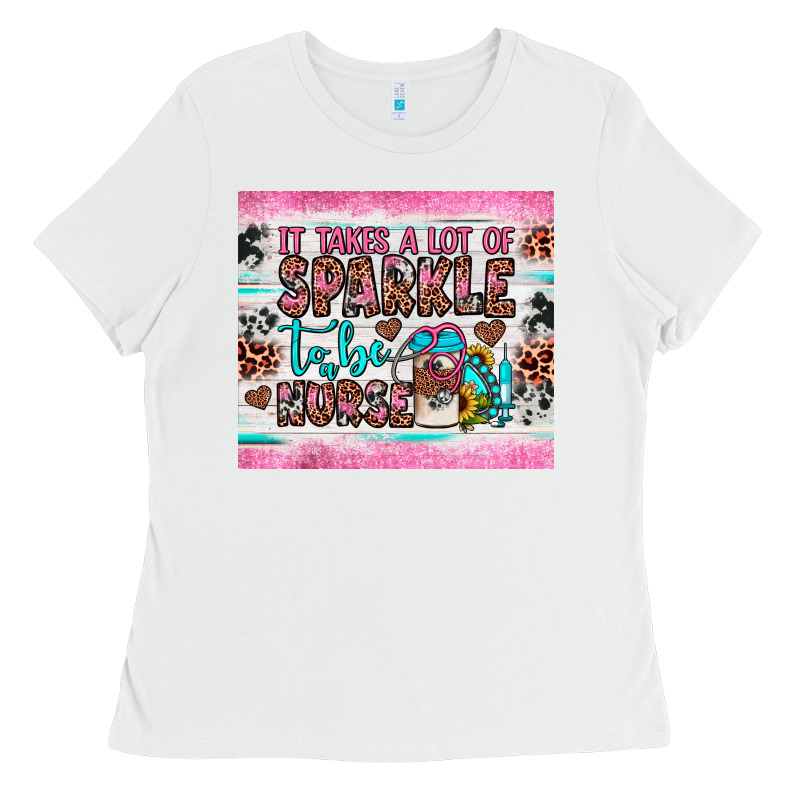It Takes A Lot Of Sparkle To Be A Nurse Ladies Tee by JahusDesignShop | Teevron