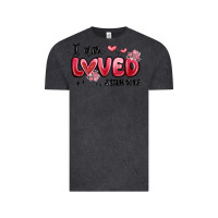 Vintage Black i am loved john 3 16 Vintage Tee - MaliasSmallBusiness