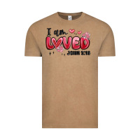 Vintage Coffee i am loved john 3 16 Vintage Tee - MaliasSmallBusiness