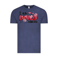 Vintage Denim i am loved john 3 16 Vintage Tee - MaliasSmallBusiness