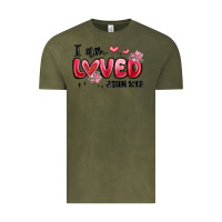Vintage Olive i am loved john 3 16 Vintage Tee - MaliasSmallBusiness