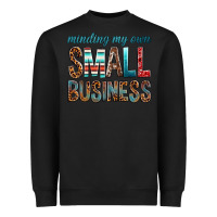 Black minding my own small business bbs Heavyweight Sweatshirt - BundleAndBundleShop