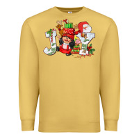 Antique Gold christmas joy girl gnome Premium Sweatshirt - CowGirlArtShop
