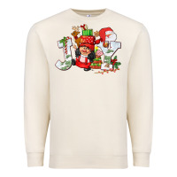 Sandshell christmas joy girl gnome Premium Sweatshirt - CowGirlArtShop