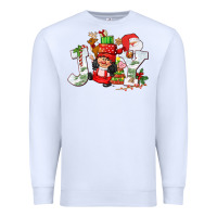 White christmas joy girl gnome Premium Sweatshirt - CowGirlArtShop