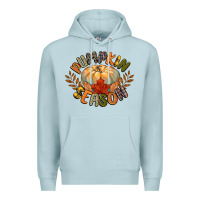 Blue Mist pumpkin season Premium Hoodie - CowGirlArtShop