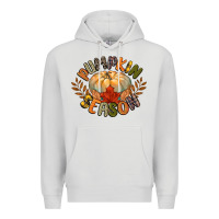 Dove Grey pumpkin season Premium Hoodie - CowGirlArtShop