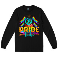 Black LGBTQ+ Pride Tribe Long Sleeve Tee - BundleAndBundleShop