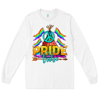 White LGBTQ+ Pride Tribe Long Sleeve Tee - BundleAndBundleShop