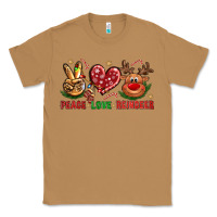 Toasted Coconut peace love reindeer christmas Classic Tee - NancyCooperArtShop