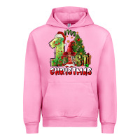Fuchsia Pink first christmas Urban Hoodie - FaDigitalArtStudio
