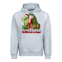 Heather Grey first christmas Urban Hoodie - FaDigitalArtStudio