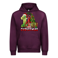 Mauve Wine first christmas Urban Hoodie - FaDigitalArtStudio