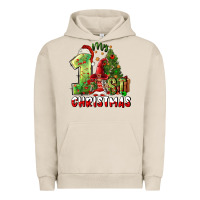 Pigment French Oak first christmas Urban Hoodie - FaDigitalArtStudio