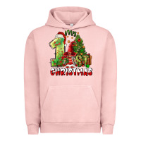 Pigment Salmon first christmas Urban Hoodie - FaDigitalArtStudio