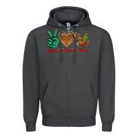 Smoke Peace Love Mexico Zipper Hoodie - texasbilliewilder