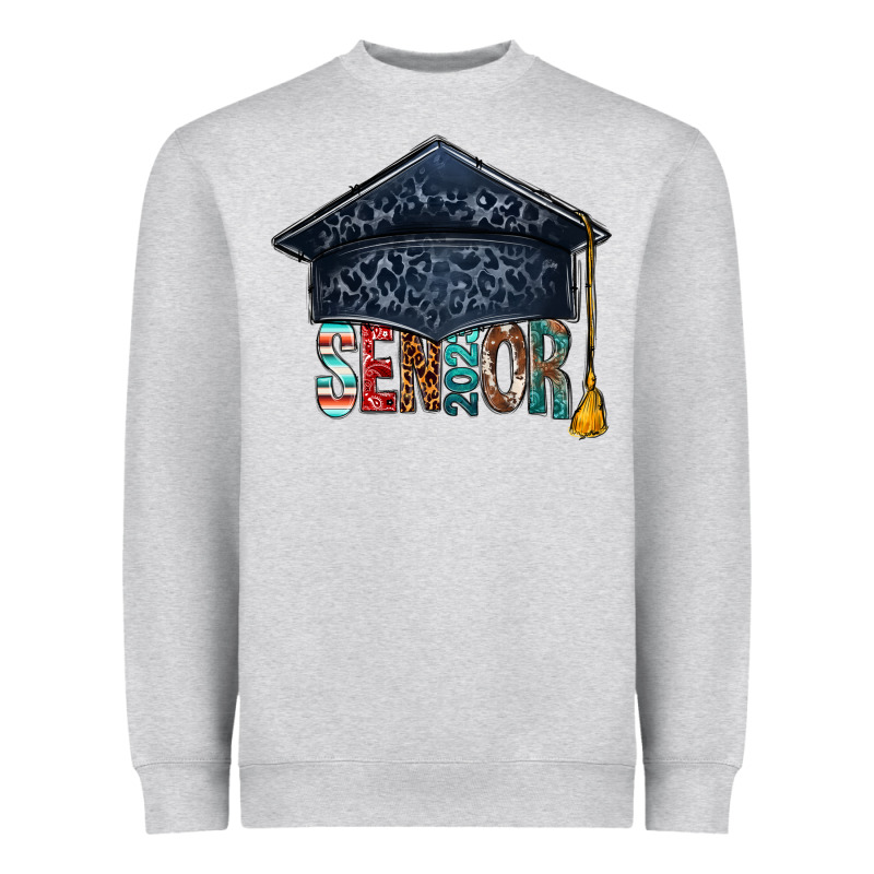Senior 2023 Graduation Hat Bbs Heavyweight Sweatshirt by BundleAndBundleShop | Teevron
