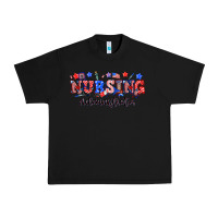 Black 4th of july nursing administrator Urban Heavy Tee - NancyCooperArtShop