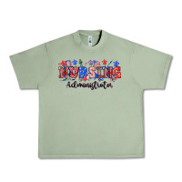 Oil Green 4th of july nursing administrator Urban Heavy Tee - NancyCooperArtShop