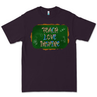 Plum teach love inspire chalkboard Premium Tee - AdoDesignShop
