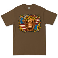 Cacao 4th of july shaggy cow Premium Tee - Jasminsmagicworld