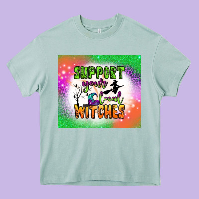 Supports Your Local Witches Tumbler Heavy Core Tee Designed By Bundleandbundleshop