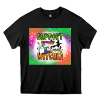 Black supports your local witches tumbler Heavy Core Tee - BundleAndBundleShop