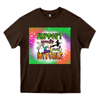 Chocolate Brown supports your local witches tumbler Heavy Core Tee - BundleAndBundleShop