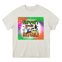 Cream supports your local witches tumbler Heavy Core Tee - BundleAndBundleShop