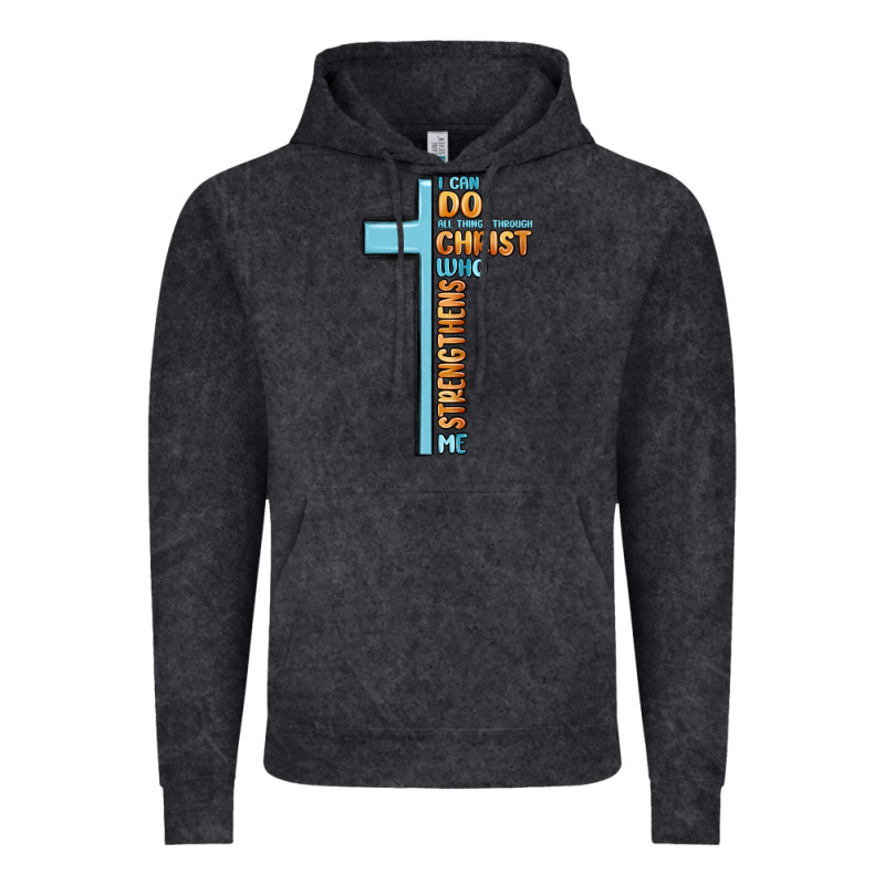 I Can Do All Things Through Christ Who Strengthens Vintage Hoodie by MaliasSmallBusiness | Teevron