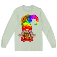 Matcha LGBTQ+ Pride Gnome With Donut Long Sleeve Tee - BundleAndBundleShop