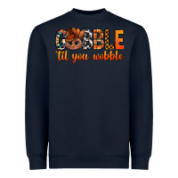 Navy gobble til you wobble bbs Heavyweight Sweatshirt - BundleAndBundleShop