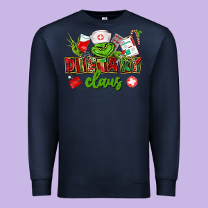 Dietary Claus Premium Sweatshirt Designed By Cowgirlartshop