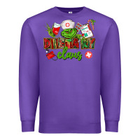 Purple dietary claus Premium Sweatshirt - CowGirlArtShop